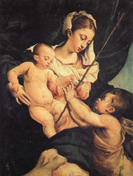 Madonna and Child with St.John as a Child